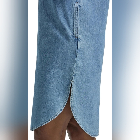 Lee Jeans Women's Blue Legendary All Purpose Long Sleeve Denim Dress Medium - Picture 5 of 5